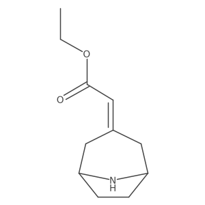 (8-Azabicyclo[3.2.1]oct-3-ylidene)acetic acid ethyl ester Structure