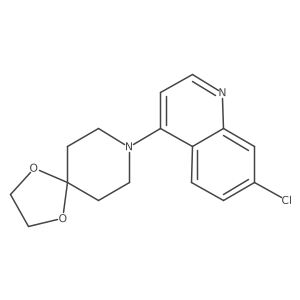 8-(7-Chloro-4-quinolinyl)-1,4-dioxa-8-azaspiro[4.5]decane Structure