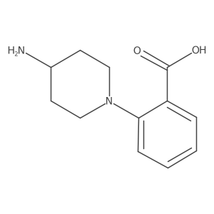 2-(4-Aminopiperidin-1-yl)benzoic acid结构式