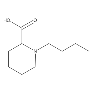 2-Piperidinecarboxylic acid, 1-butyl-, (2S)- Structure