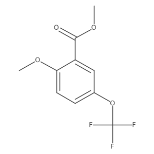 Methyl 2-methoxy-5-(trifluoromethoxy)benzoate结构式