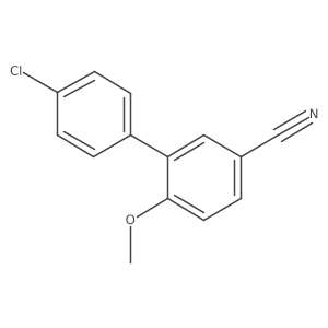 4'-Chloro-6-methoxy-[1,1'-biphenyl]-3-carbonitrile Structure