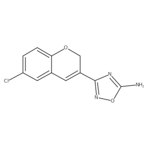 3-(6-Chloro-2H-chromen-3-yl)-1,2,4-oxadiazol-5-amine Structure