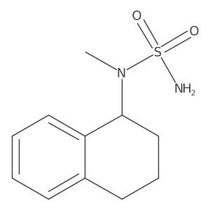 n-mEthyl-n-(1,2,3,4-tetrahydro-1-naphthalenyl)sulfamide结构式