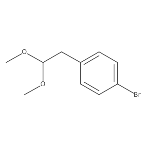 1-Bromo-4-(2,2-dimethoxyethyl)benzene结构式