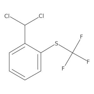 2-(Trifluoromethylthio)benzal chloride结构式