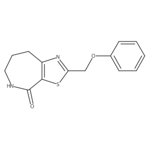 5,6,7,8-tetrahydro-2-(phenoxymethyl)-4H-thiazolo[5,4-c]azepin-4-one Structure