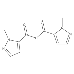 (2-Methylpyrazole-3-carbonyl) 2-methylpyrazole-3-carboxylate Structure