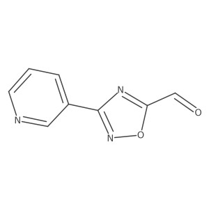 3-(Pyridin-3-yl)-1,2,4-oxadiazole-5-carbaldehyde结构式