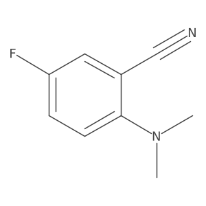 2-(Dimethylamino)-5-fluorobenzonitrile结构式