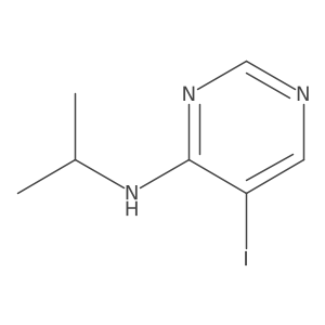 5-Iodo-N-isopropylpyrimidin-4-amine Structure