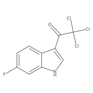 6-fluoro-3-trichloroacetyl-1H-indole Structure