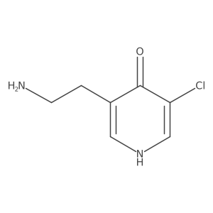 3-(2-Aminoethyl)-5-chloropyridin-4-OL结构式