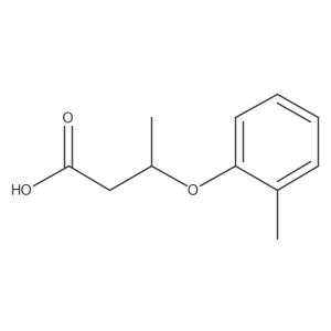 (R)-3-(O-Tolyloxy)butanoic acid结构式