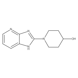 1-(3H-imidazo[4,5-b]pyridin-2-yl)piperidin-4-ol结构式