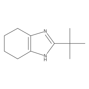 2-tert-butyl-4,5,6,7-tetrahydro-1H-benzimidazole结构式