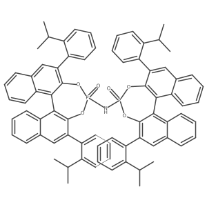 4,4'-Azanediylbis((11bS)-2,6-bis(2-isopropylphenyl)dinaphtho[2,1-d:1',2'-f][1,3,2]dioxaphosphepine 4-oxide)结构式
