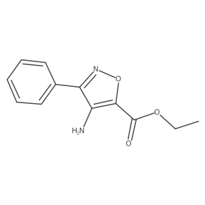 Ethyl 4-amino-3-phenyl-1,2-oxazole-5-carboxylate Structure