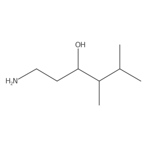 1-Amino-4,5-dimethylhexan-3-ol结构式