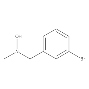 N-[(3-bromophenyl)methyl]-N-methylhydroxylamine Structure
