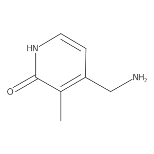 4-(Aminomethyl)-3-methylpyridin-2(1H)-one结构式