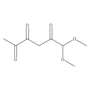 6,6-Dimethoxyhexane-2,3,5-trione Structure