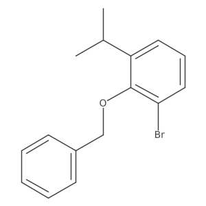 2-(Benzyloxy)-1-bromo-3-isopropylbenzene Structure