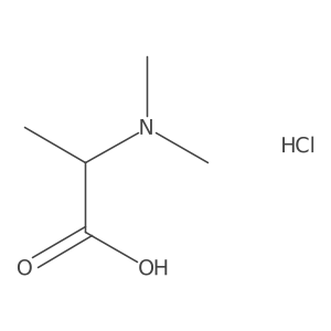 N,N-dimethyl-D-alanine hydrochloride结构式