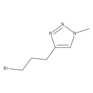 4-(3-Bromopropyl)-1-methyl-1H-1,2,3-triazole Structure