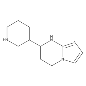3-{5H,6H,7H,8H-imidazo[1,2-a]pyrimidin-7-yl}piperidine Structure