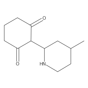 2-(4-Methylpiperidin-2-yl)cyclohexane-1,3-dione结构式