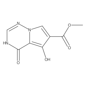 Methyl 4,5-dihydroxypyrrolo[2,1-f][1,2,4]triazine-6-carboxylate Structure
