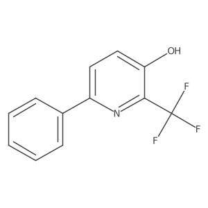 3-Pyridinol, 6-phenyl-2-(trifluoromethyl)-结构式