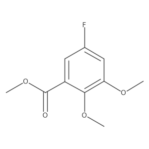 Benzoic acid, 5-fluoro-2,3-dimethoxy-, methyl ester结构式