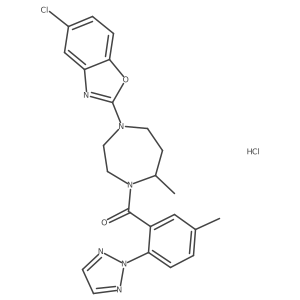 Suvorexant hydrochloride Structure