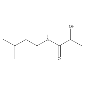 (2R)-2-Hydroxy-N-(3-methylbutyl)propanamide Structure
