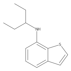 N-(pentan-3-yl)-1-benzothiophen-7-amine Structure