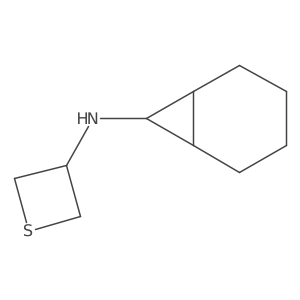 N-(Bicyclo[4.1.0]heptan-7-yl)thietan-3-amine Structure