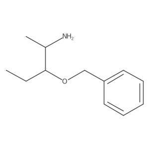 2-Pentanamine, 3-(phenylmethoxy)-, (2S,3R)- Structure