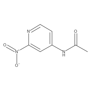 N-(2-Nitropyridin-4-yl)acetamide Structure