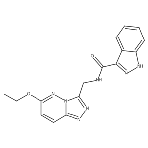 N-((6-ethoxy-[1,2,4]triazolo[4,3-b]pyridazin-3-yl)methyl)-1H-indazole-3-carboxamide Structure