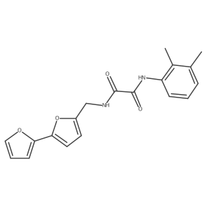 N1-([2,2'-bifuran]-5-ylmethyl)-N2-(2,3-dimethylphenyl)oxalamide Structure