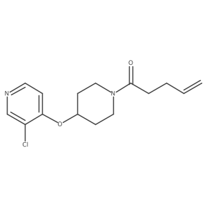 1-(4-((3-Chloropyridin-4-yl)oxy)piperidin-1-yl)pent-4-en-1-one Structure