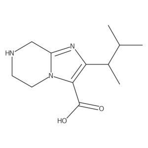 2-(3-Methylbutan-2-yl)-5H,6H,7H,8H-imidazo[1,2-a]pyrazine-3-carboxylic acid Structure