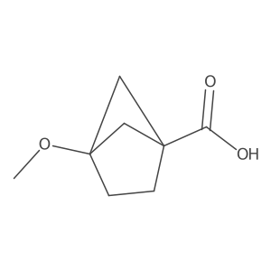 4-Methoxybicyclo[2.1.1]hexane-1-carboxylic acid结构式