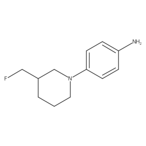4-(3-(Fluoromethyl)piperidin-1-yl)aniline Structure