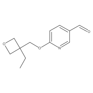 6-[(3-Ethyl-3-oxetanyl)methoxy]-3-pyridinecarboxaldehyde Structure