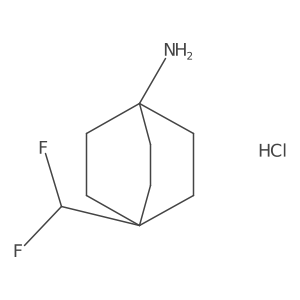 4-(Difluoromethyl)bicyclo[2.2.2]octan-1-amine hydrochloride结构式