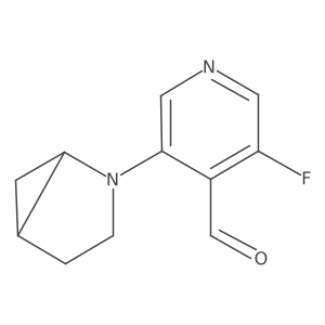3-{2-Azabicyclo[3.1.0]hexan-2-yl}-5-fluoropyridine-4-carbaldehyde Structure