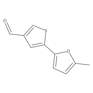 5-(5-Methylfuran-2-yl)thiophene-3-carbaldehyde结构式